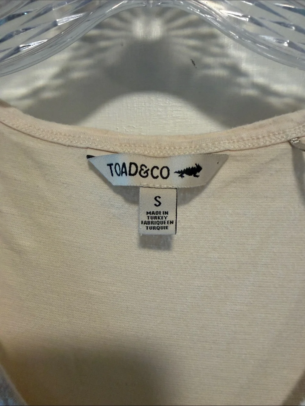 Toad&Co Tiered Marley Dress Sleeveless Mini Cotton Blend Salt Cream Pockets Sz S